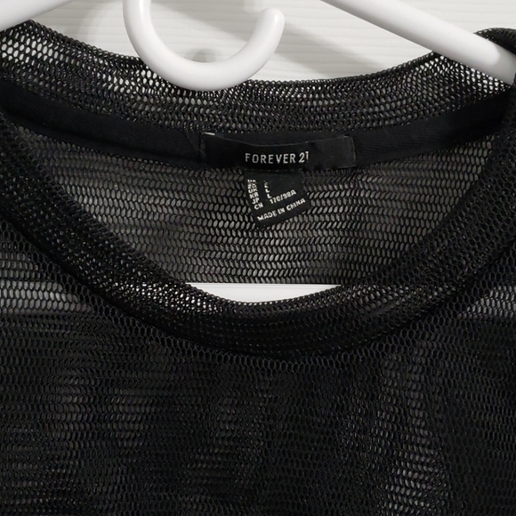 Forever 21 Sheer Scuba Net Shirt - Picture 2 of 2
